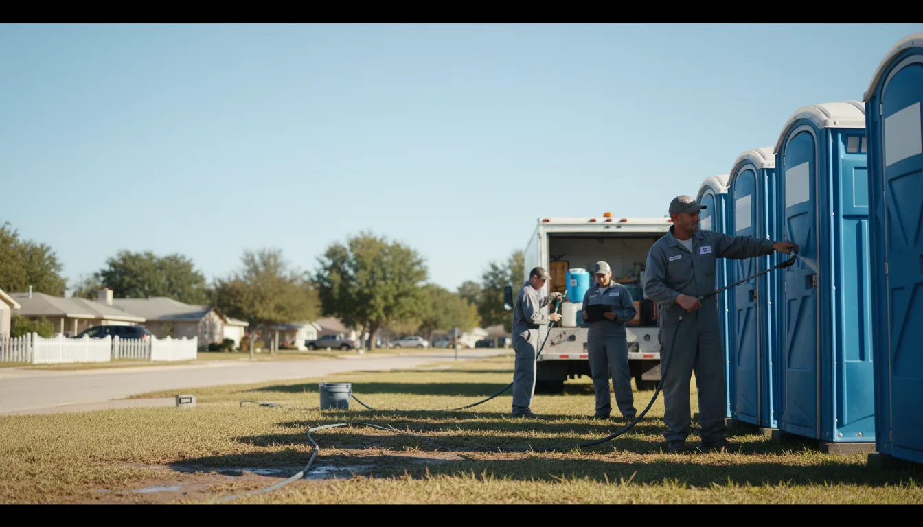 Long-Term Portable Toilet Rental in Canyon Lake, TX near me
